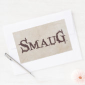 SMAUG™-naam Rechthoekige Sticker (Envelop)