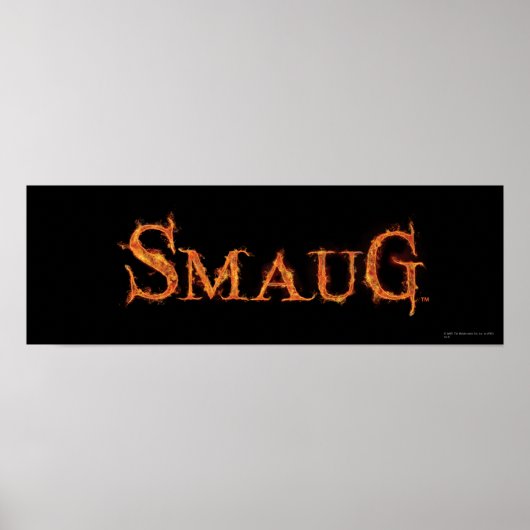 SMAUG™ Name Graphic Poster (Voorkant)