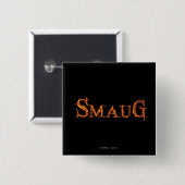 SMAUG™ Name Graphic Vierkante Button 5,1 Cm (Voorkant /achterkant)