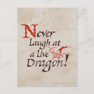 SMAUG™ - Nooit lachen bij een live draak Briefkaart