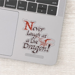 SMAUG™ - Nooit lachen bij een live draak Sticker