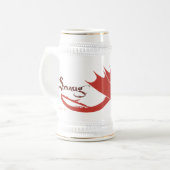 SMAUG™ Silhouette & Name Bierpul (Voorkant links)