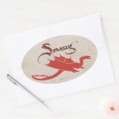 SMAUG™ Silhouette & Name Ovale Sticker (Envelop)