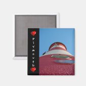 Smeaton's toren, Plymouth Hoe Magneet (Voorkant / Achterkant)