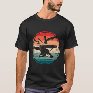 smeden aambeeld metaalwerker smid t-shirt