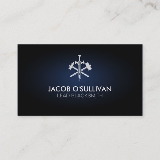 Smederij IJzerwerk Metaal  Visitekaartje (Voorkant)