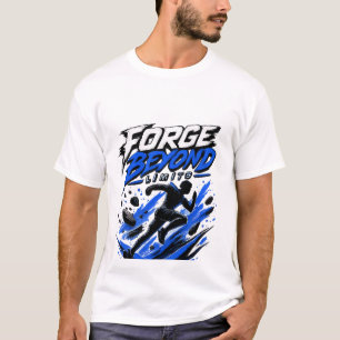 Smeed buiten de grenzen Motiverende hardloper gr T-shirt