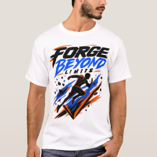 Smeed buiten de grenzen | Motiverende hardloper gr T-shirt