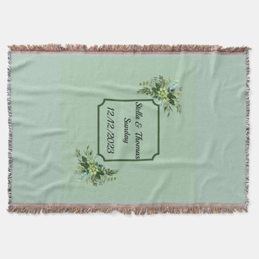 Smeer de Bruiloft Dekensprei aan Deken (Voorkant)