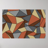 "Smeert" Bruin grijs Extra groot afdrukken Poster (Voorkant)