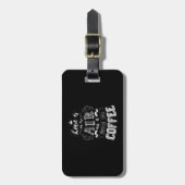 Smells als koffie bagagelabel (Voorkant verticaal)