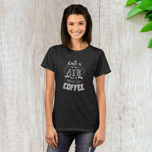 Smells als koffie t-shirt