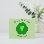 Smelly Kerstmis, aangepast Briefkaart Sprout (Staand voorkant)