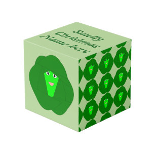 Smelly Kerstmis Brussel Sprout Aangepaste Fotokubu Kubus