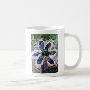 Smelt Crayon Floral Design Koffiemok