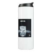 Smelt ijs. Maak een statement. Thermosbeker (Gedraaid links)