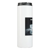 Smelt ijs. Maak een statement. Thermosbeker (Achterkant)