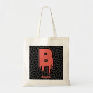 Smeltbrief B – Aangepaste naam Verjaardagscadeau Tote Bag