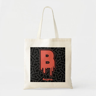 Smeltbrief B – Aangepaste naam Verjaardagscadeau Tote Bag
