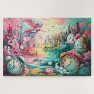 Smeltende Dromen: Een Surrealistische Reis Editie  Legpuzzel