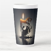 smeltende flamencodanser latte mok (Voorkant)