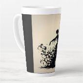 smeltende flamencodanser latte mok (Linkerhoek)