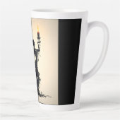 smeltende flamencodanser latte mok (Rechts)