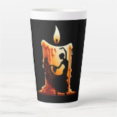 smeltende flamencodanser latte mok (Voorkant)