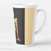 smeltende flamencodanser latte mok (Rechts)