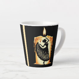 smeltende flamencodanser latte mok