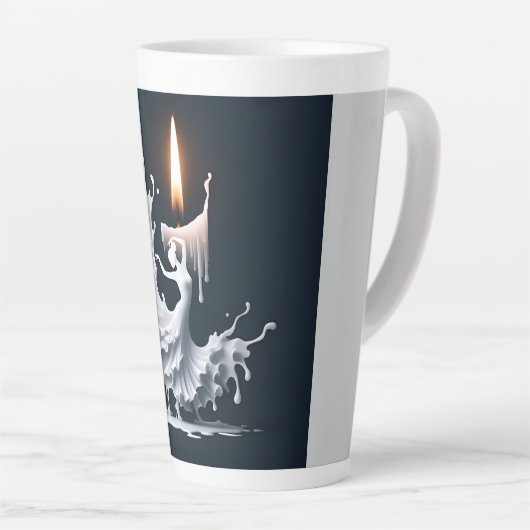 smeltende flamencodanser latte mok (Rechterhoek)