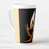 smeltende flamencodanser latte mok (Linkerhoek)