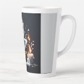 smeltende flamencodanser latte mok (Rechts)