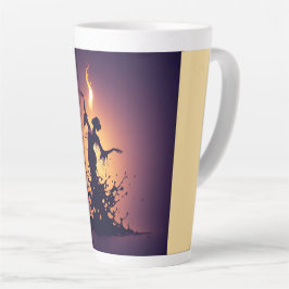 smeltende flamencodanser latte mok