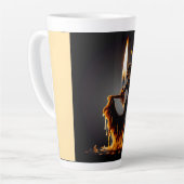 smeltende flamencodanser latte mok (Linkerhoek)