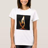 smeltende flamencodanser t-shirt (Voorkant)
