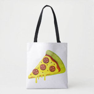 Smeltende Kaas Pepperoni Pizza Snede Draagtas