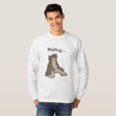 Smeltende kat t-shirt (Voorkant volledig)