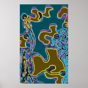 Smeltende Memphis Vibes II Poster