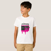 Smeltende Roze Radio T-shirt (Voorkant volledig)