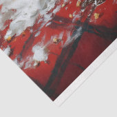 Smeltende Sneeuwman's Mores Kerst Decoupage Tissuepapier (Detail)