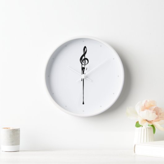 Smeltende Witte Treble Clef Wit (Huis)