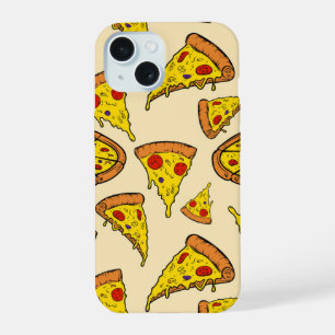 Smeltkaas Pizza Patroon iPhone 15 Hoesje