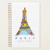 Smeltpunttekening van Parijs Planner (Voorkant)