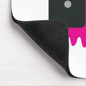 Smeltroze Retroradio Muismat (Hoek)