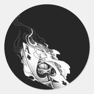 Smeltschedel Ronde Sticker