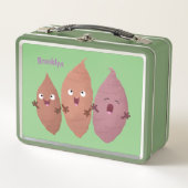 Smeltzingende zoete aardappelen cartoon-groenten (Voorkant)