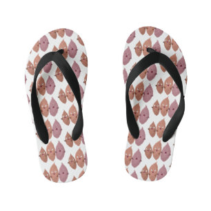 Smeltzingende zoete aardappelen cartoon-groenten kinder teenslippers