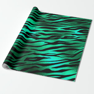 Smerald en Goud Safari Serie Ontwerp 10 Cadeaupapier
