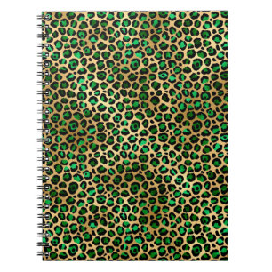 Smerald en Goud Safari Serie Ontwerp 8 Notitieboek
